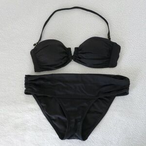 Victoria's Secret 2-piece black swimsuit Size S